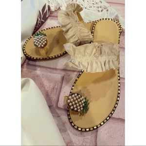 Pineapple sandals